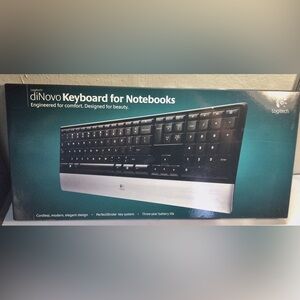 Logitech DiNovo Wireless Keyboard For Notebooks Windows Edition 920-000927